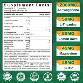 Gummies Ashwagandha NEVISS 2000mg vue de côté montrant la texture