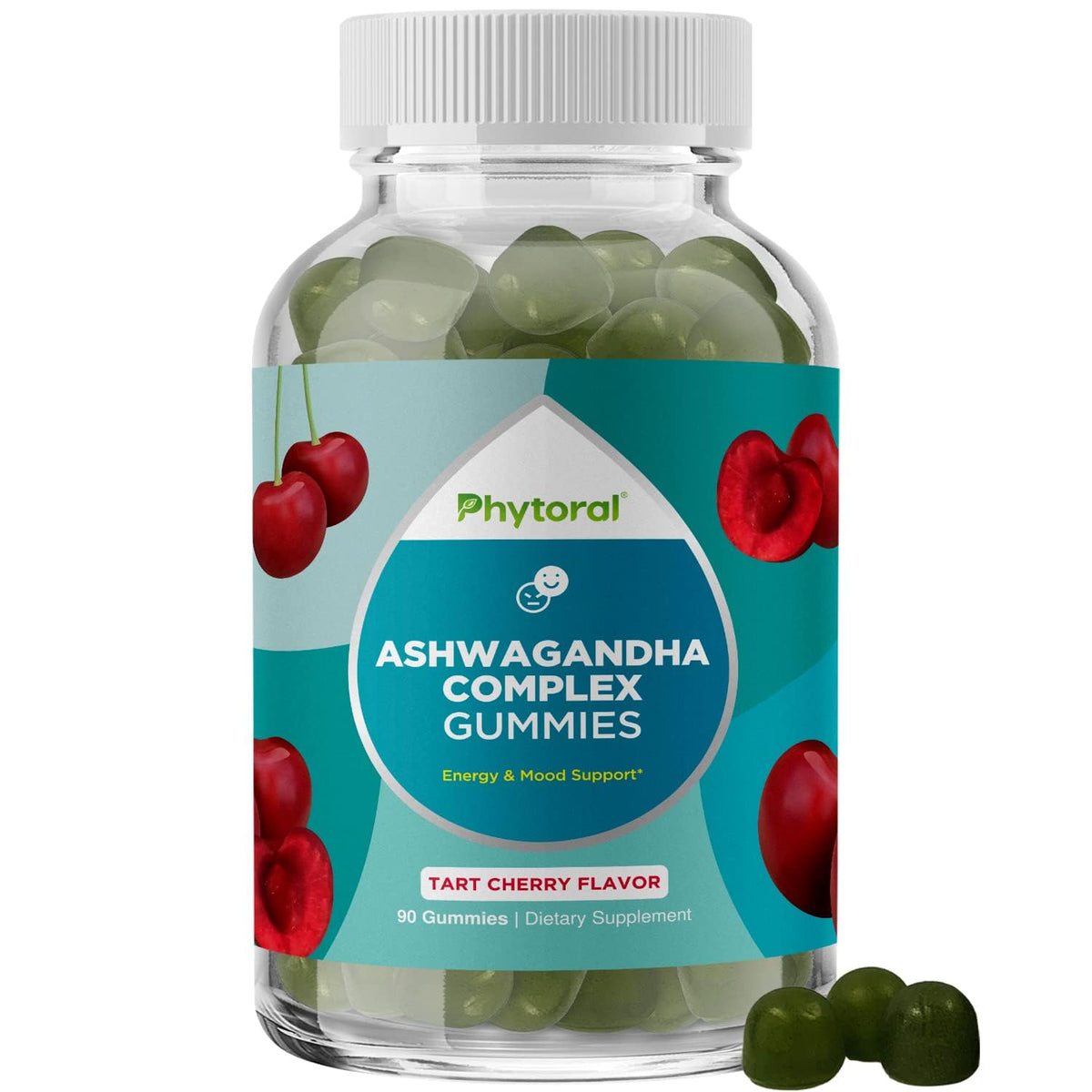 Gummies Ashwagandha Phytoral 90 pièces avec zinc et vitamine D