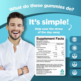 Gummies Ashwagandha Phytoral dans une main