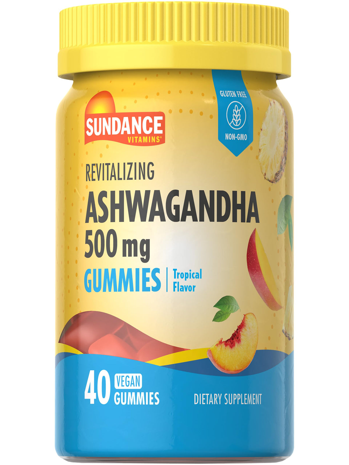 Gummies Ashwagandha Sundance 40 gummies vegan en boîte