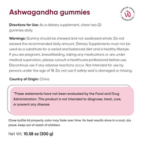 Gummies Ashwagandha WeightWorld ouvertes