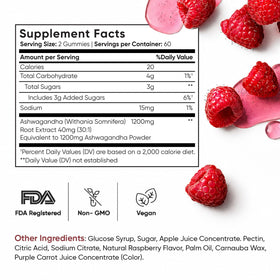 Gummies Ashwagandha WeightWorld sur fond blanc