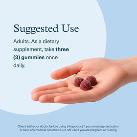 Gummies Ashwagandha Youtheory, vue de côté
