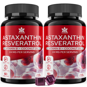 Gummies Astaxanthine 24mg avec Resvératrol 500mg, vue de face
