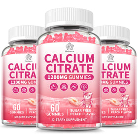 Gummies au calcium citrate Herbance, paquet de 3, vue avant