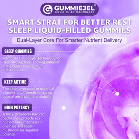 Gummies au champignon Reishi NEVISS avec des herbes en arrière-plan