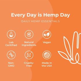 Gummies au Chanvre 750mg Hemp & Hand à côté d'autres fruits frais