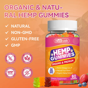 Gummies au chanvre Babivek avec description des ingrédients