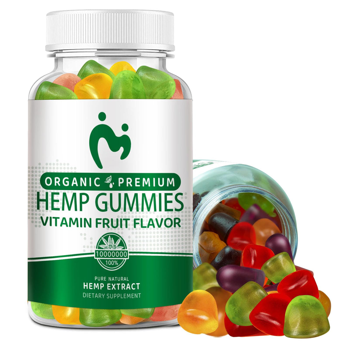 Gummies au Chanvre Extra Fort MOSRAY 191g vue de face