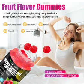 Gummies au chanvre Felizlab, détail de la texture douce