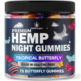 Gummies au chanvre Healthergize 75 compotes en boîte