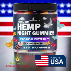 Gummies au chanvre Healthergize avec des fruits
