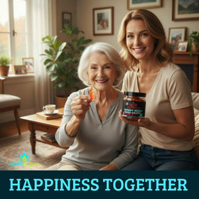 Gummies au chanvre Healthergize en main pour une consommation facile