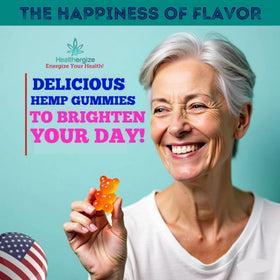 Gummies au chanvre Healthergize, saveur ananas
