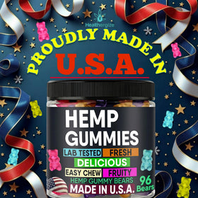 Gummies au chanvre Healthergize, saveur cerise