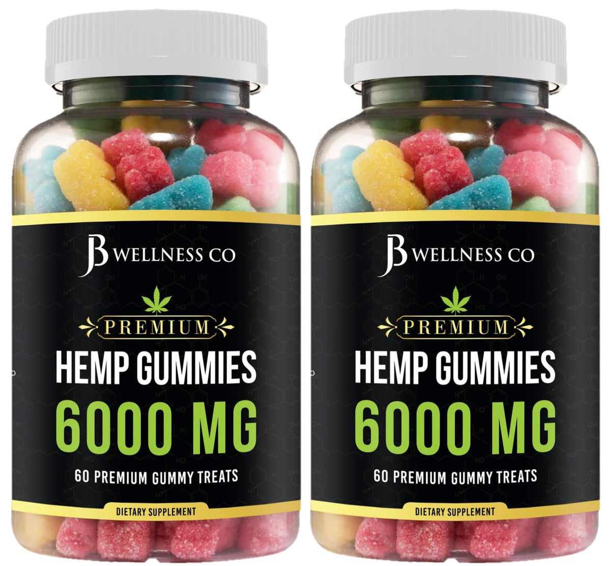 Gummies au chanvre JB Wellness Co paquet avant