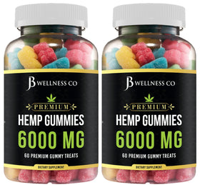 Gummies au chanvre JB Wellness Co paquet avant