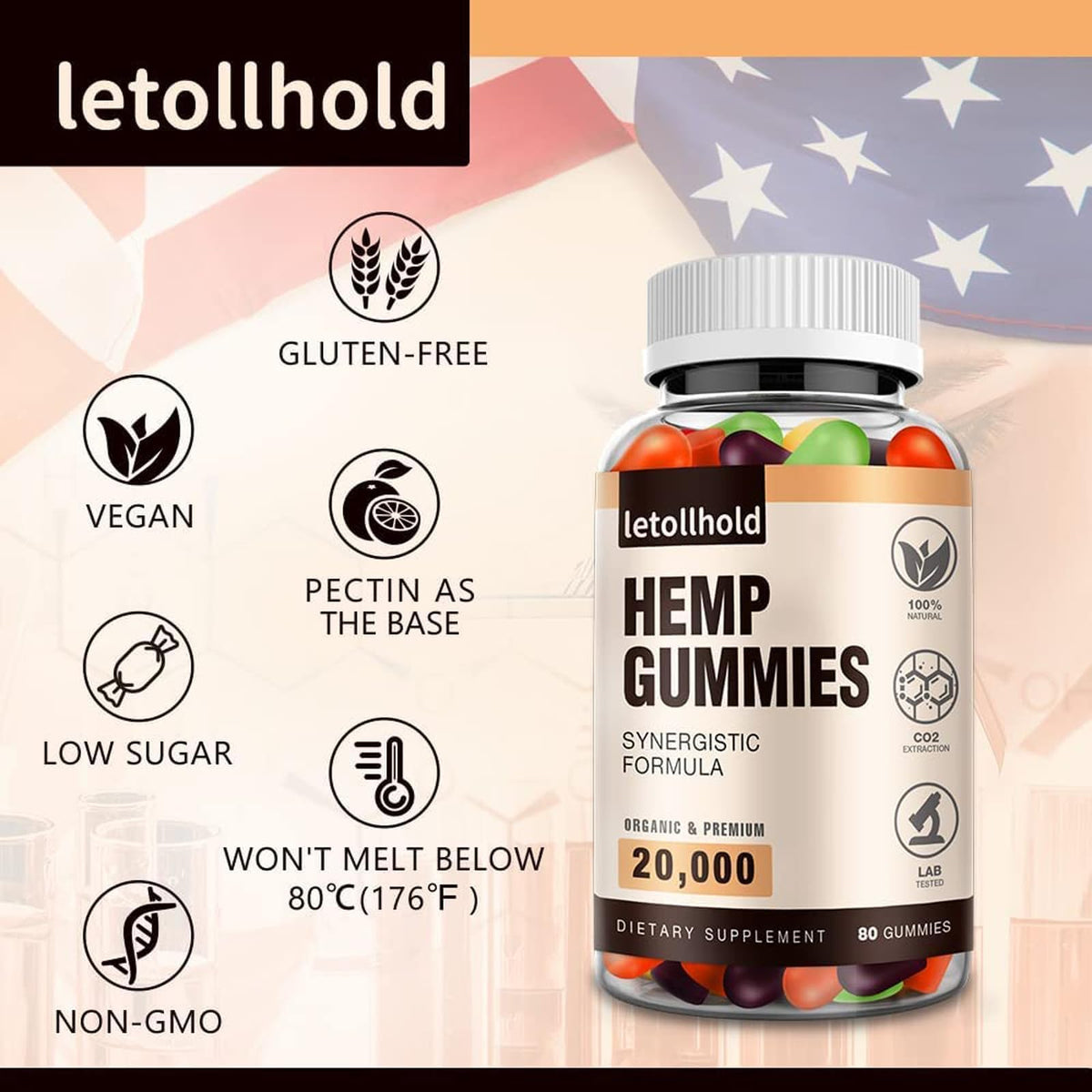 Gummies au Chanvre Letollhold avec d'autres compléments