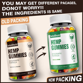 Gummies au Chanvre Letollhold dans un bol