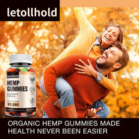 Gummies au Chanvre Letollhold en gros plan