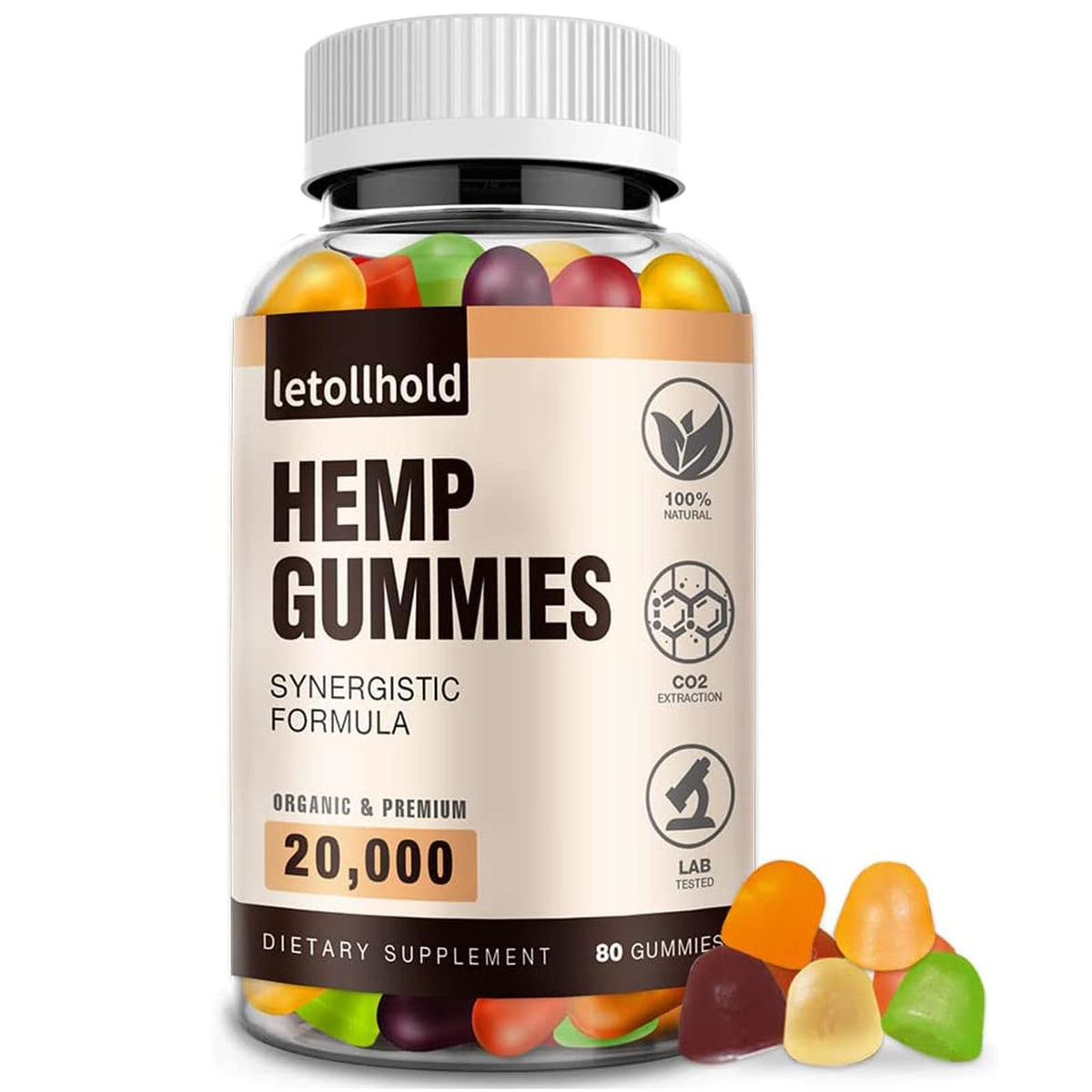 Gummies au Chanvre Letollhold pack avant vue
