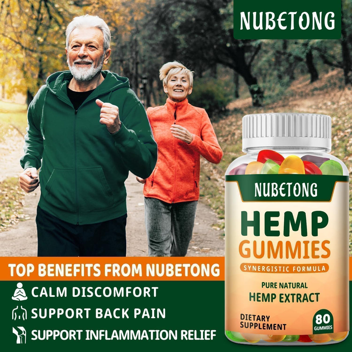 Gummies au chanvre Nubetong avec un goût tropical