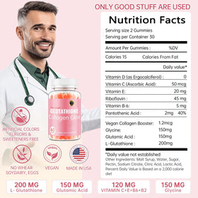 Gummies au collagène CHANGARLOAD avec une fraise à côté