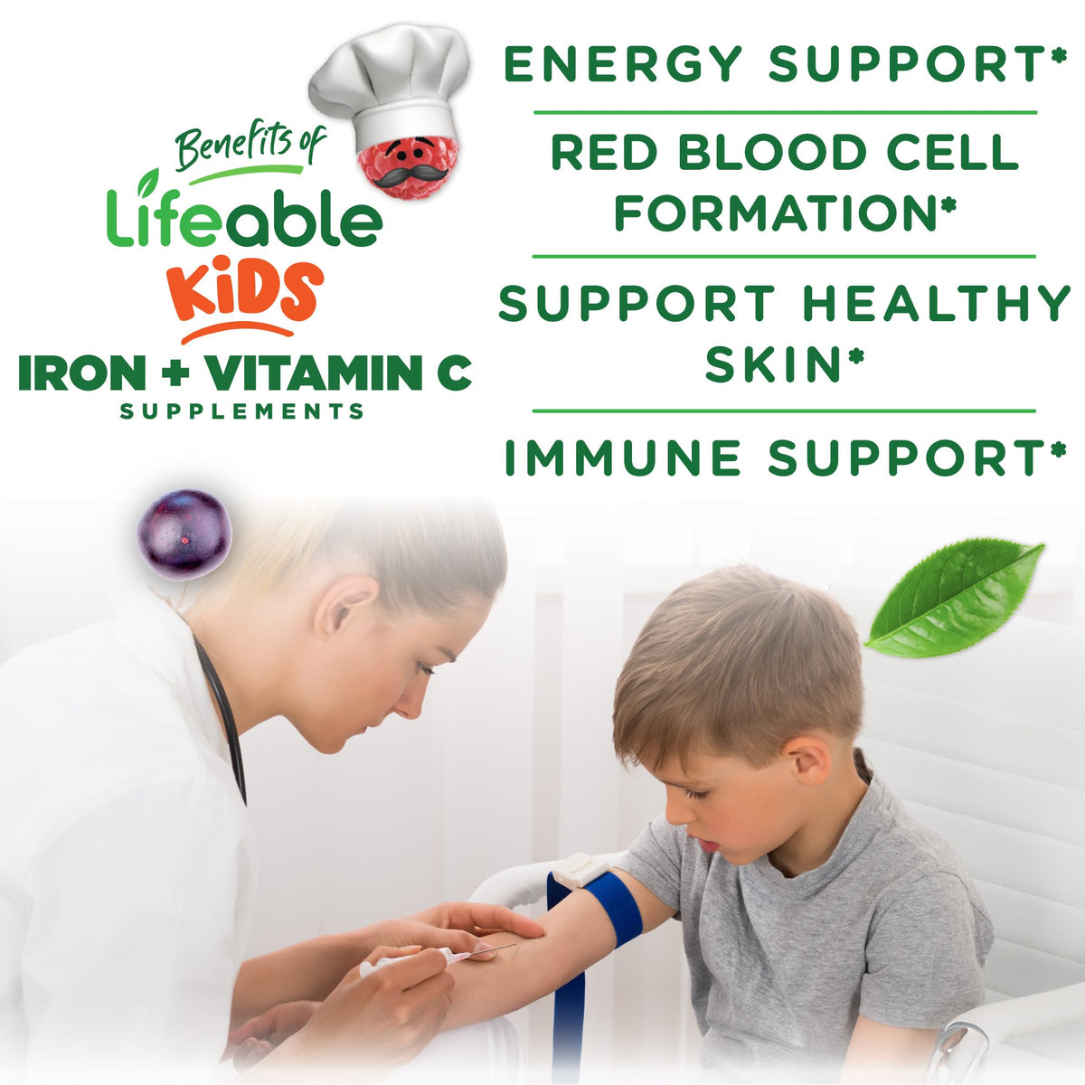 Gummies au goût raisin, présentation des gummies individuelles