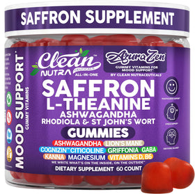 Gummies au safran Clean Nutraceuticals 191g en pot