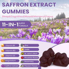 Gummies au safran Enerlix dans une main