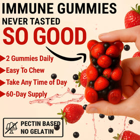 Gummies au Zinc 50mg KEY ELEMENTS dans un bol sur une table