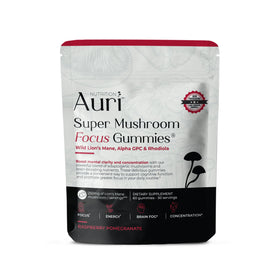 Gummies Auri aux champignons superfood, pot de 60 unités