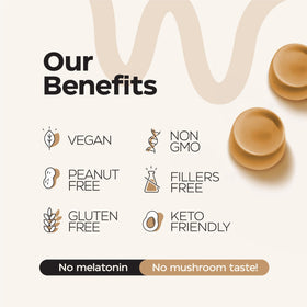 Gummies aux Champignons Wellneum - format pratique pour le transport
