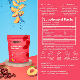Gummies aux graines de jujube Reprise, texture gélifiée