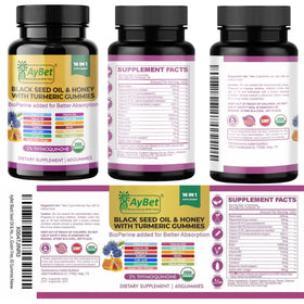 Gummies AyBet, zoom sur la composition nutritive