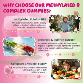 Gummies B Complex Methylé Geeoasis en format pratique à emporter