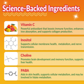 Gummies B Complex Methylés NEVISS avec une cuillère pour dosage