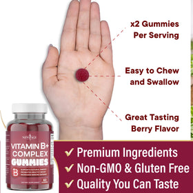 Gummies B Complex NEW AGE avec étiquette de qualité