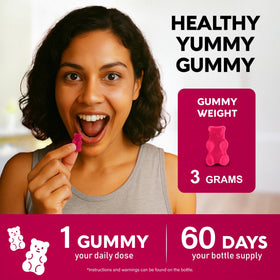 Gummies B-Complex NUTRAHARMONY 440g en gros plan