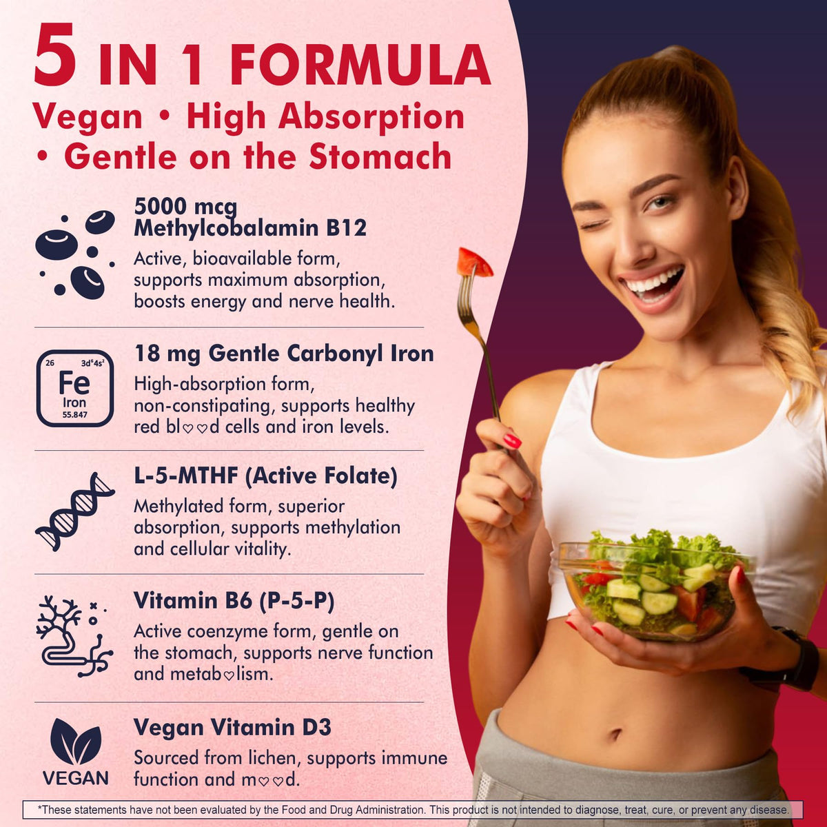 Gummies B12 méthylé NEVISS en gros plan