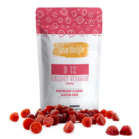 Gummies B12 Smart for Life framboise 1500 mcg pot de 60 unités