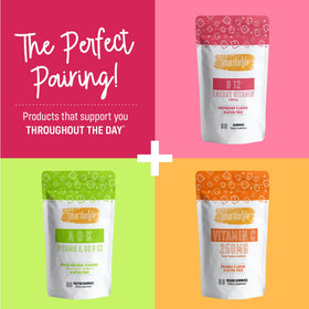 Gummies B12 Smart for Life framboise avec d'autres produits