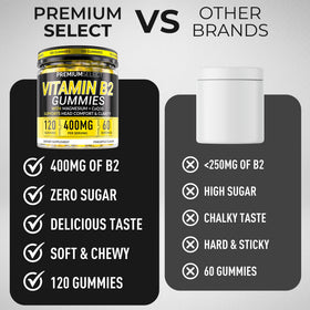 Gummies B2 400mg Premium Select Nutrition avec fruits