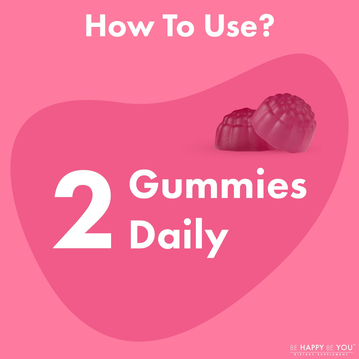 Gummies Be Happy Be You Biotine 10 000 mcg en contexte de vie quotidienne