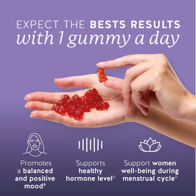 Gummies Bears with Benefits avec Vitamine B6, vue de côté