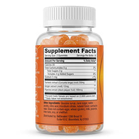Gummies BeElevated au curcuma et gingembre, emballage ouvert