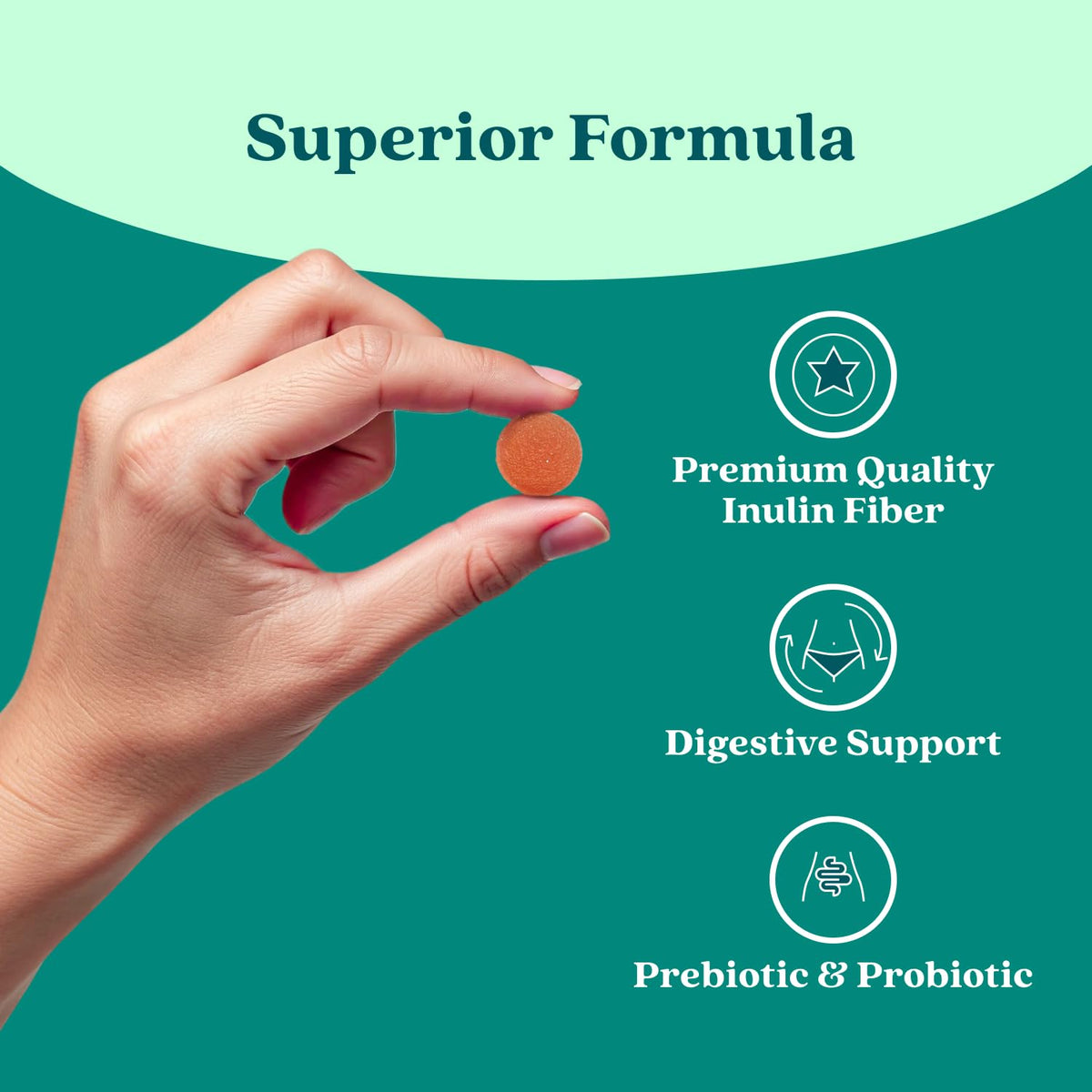 Gummies BeLive Probiotiques et Prébiotiques avec étiquette