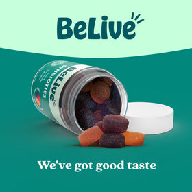 Gummies BeLive Probiotiques et Prébiotiques vue arrière