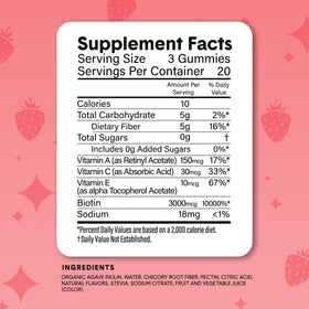 Gummies Bellway Super Fiber + Beauty, pot fermé sur fond blanc