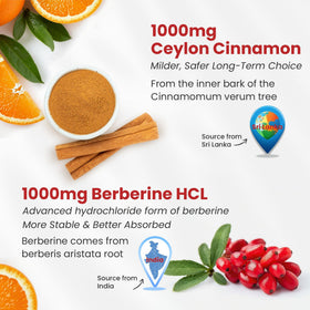 Gummies Berberine Ceylon Cannelle NEVISS, vue de côté